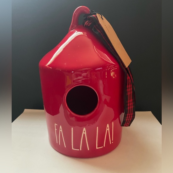 Rae Dunn | Accents | Rae Dunn Fa La La Birdhouse Red | Poshmark